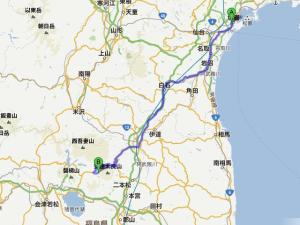 沼尻温泉地図
