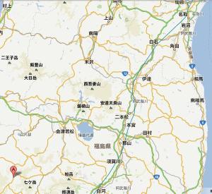 古町温泉地図