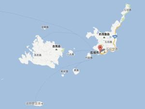 八重山諸島地図