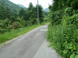 微温湯温泉県道２