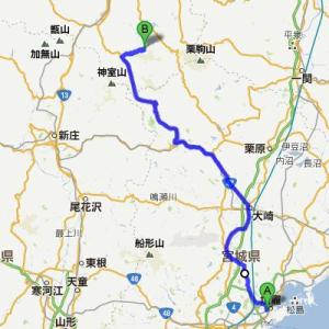 川原毛大湯滝地図