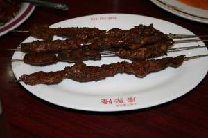 羊の串焼き