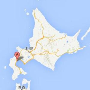 長万部温泉地図