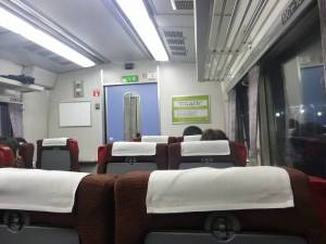 特急オホーツク車内