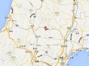 赤倉温泉地図