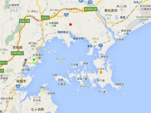 松島四大観地図