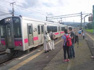 奥羽本線　横堀駅