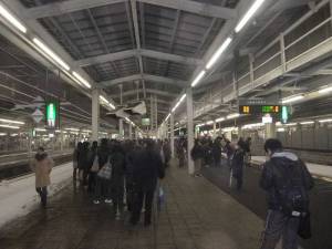 大雪_仙台駅１