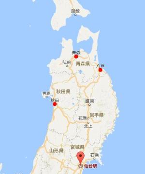 北東北地図