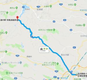 羽鳥湖・地図１