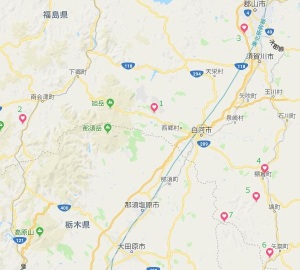 2018年10月の旅行地図